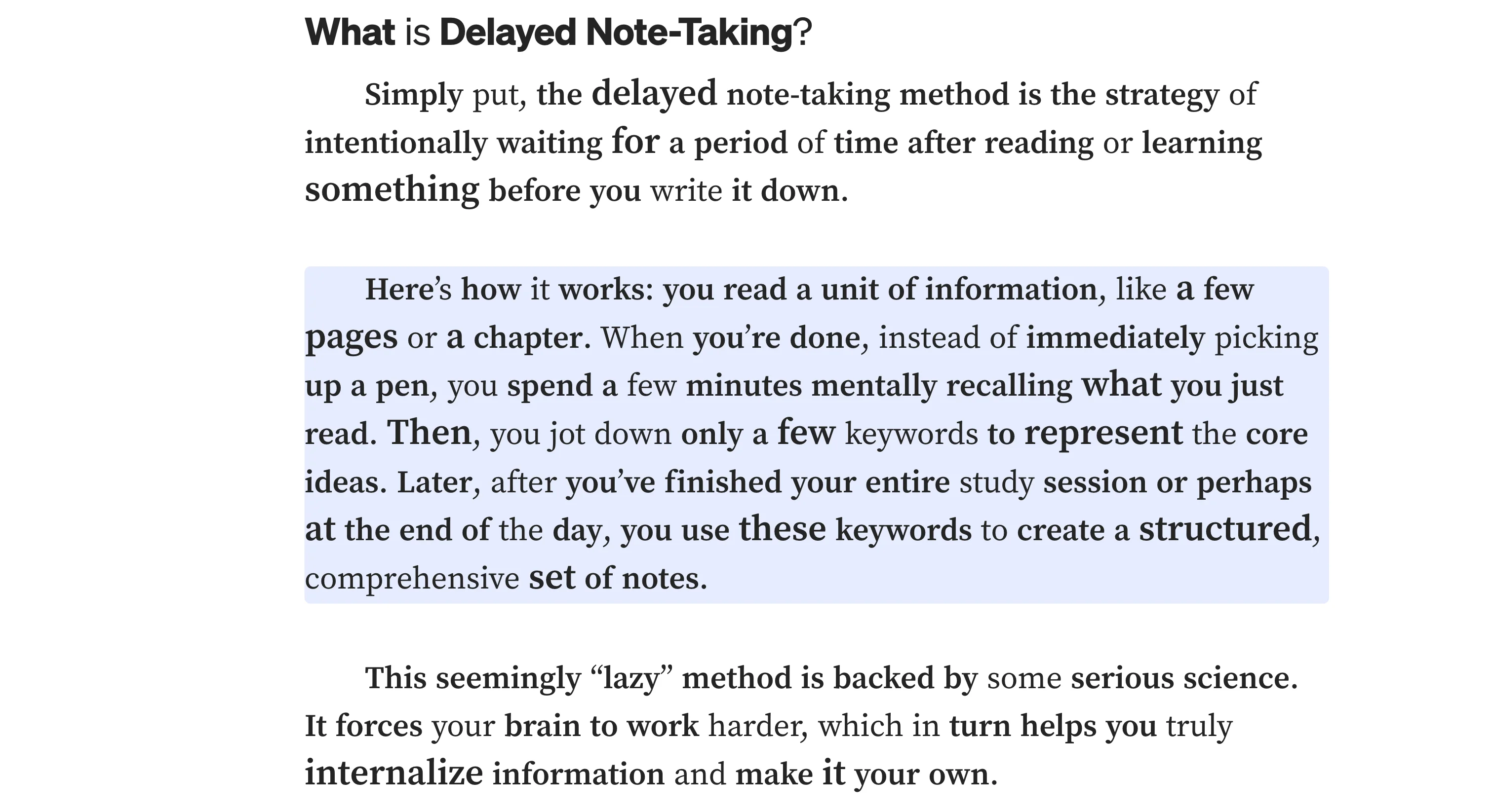 Reading with ADHD Reading extension